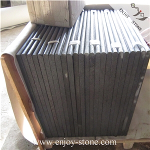 Hainan Black Basalt Pool Coping/Honed/Bullnose/Tiles/Slabs