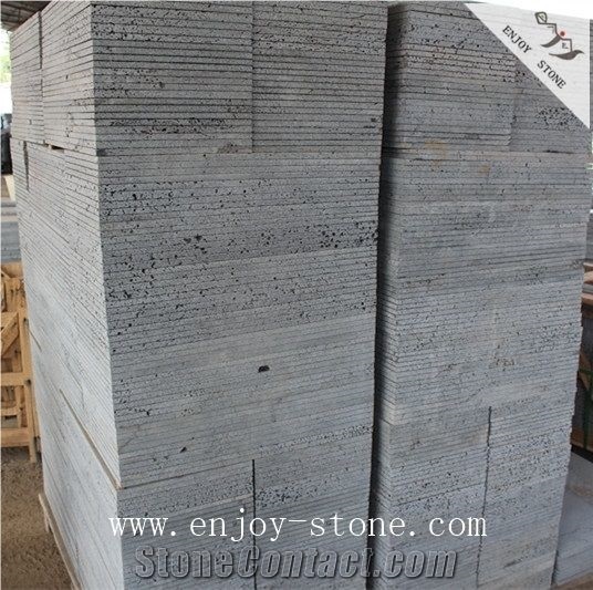Machine Cut Lavastone Landscaping Tile/Grey Basalt