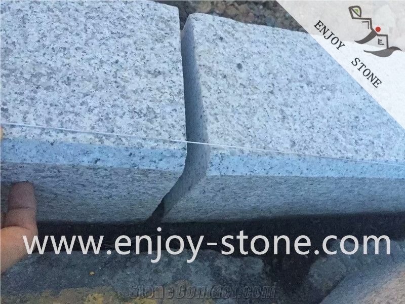 New G603 Shandong White /Flamed/Granite Stone/Road Side/Kerbstone