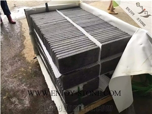 Tumbled Hainan Black Basalt Slabs/ Tiles/Cut To Size