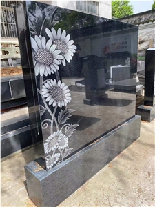 Shanxi Black Granite Headstone