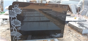 Shanxi Black Granite Headstone
