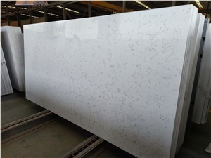 Arabescato White Quartz Engineered Stone Slabs