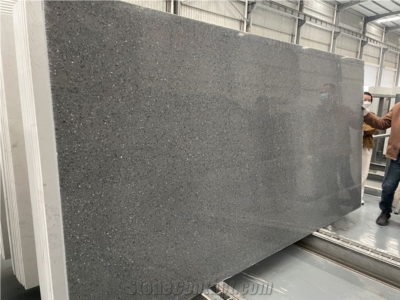 Brown Quartz Slabs Engineered Stone Slabs