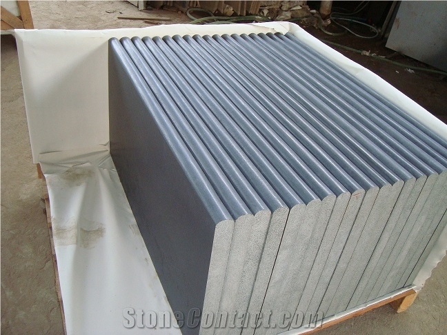 Bullnosed Edge Basalt Pool Coping, Pool Edge Pavers