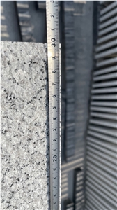 G602 Bianco Sardo Granite Tiles Bushhammered