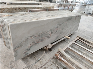 Landscape Granite Countertop Kitchen Prefab With Bullnose
