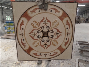 Waterjet Meddallion Marble Stone Interior Floor Tiles