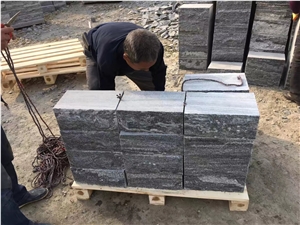 Nero Santiago Granite Wall Stone,Facade Wall Brick