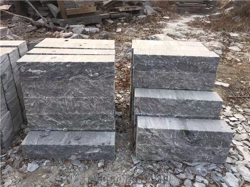 Nero Santiago Granite Wall Stone,Facade Wall Brick