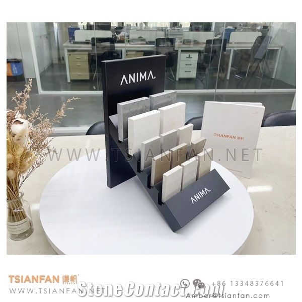 Countertop Porcelain Quartz Stone Sample Display Stand