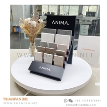 Countertop Porcelain Quartz Stone Sample Display Stand
