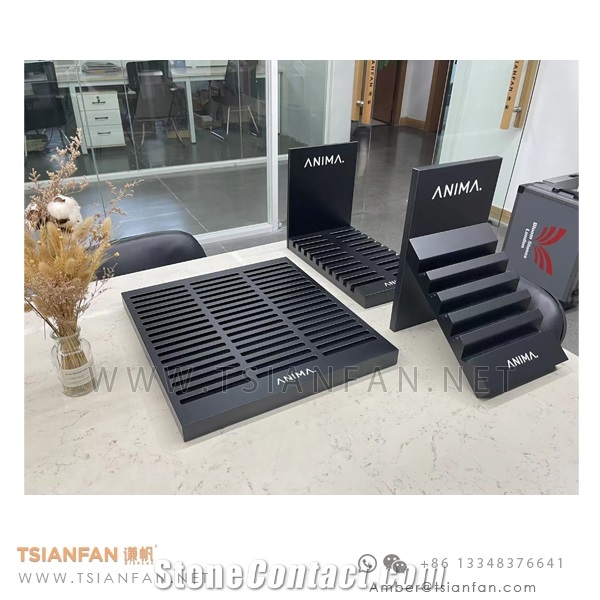 Countertop Porcelain Quartz Stone Sample Display Stand