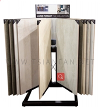 Metal Porcelain And Stone Large Tile Format Wing Display Metal Porcelain And Stone Large Tile Format Wing Display
