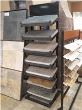 Pave Metal Stone Display Stand Rack