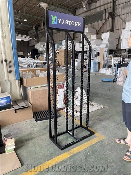 Porcelain Tile Panel Granite And Marble Sample Display Rack