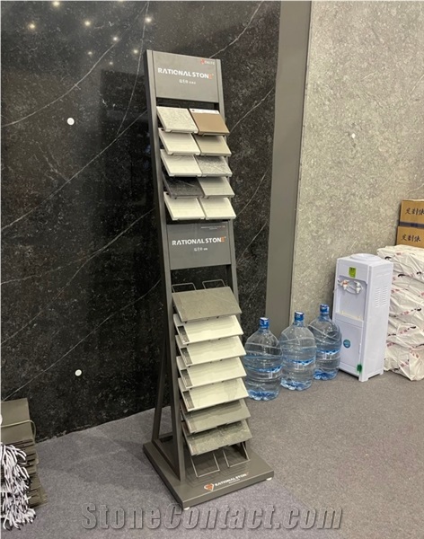 Showroom Sintered Stone And Porcelain Tile Display Tower
