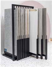 Slab Ceramic Tiles Display Stand Rack