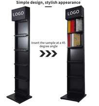 Stone Metal Floor Popular Display Stand Rack