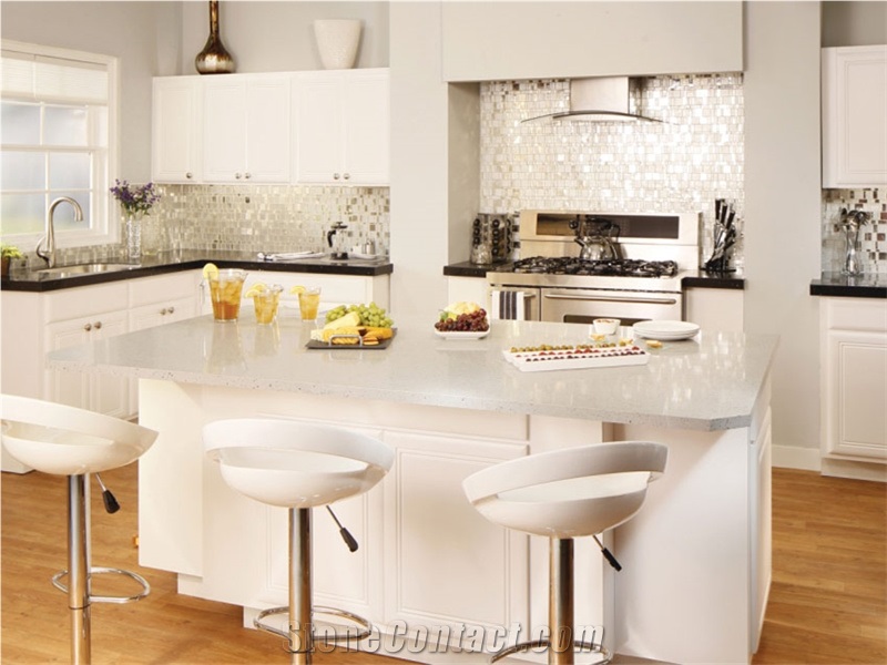 Particle Series Arctic White Quartz GS2041