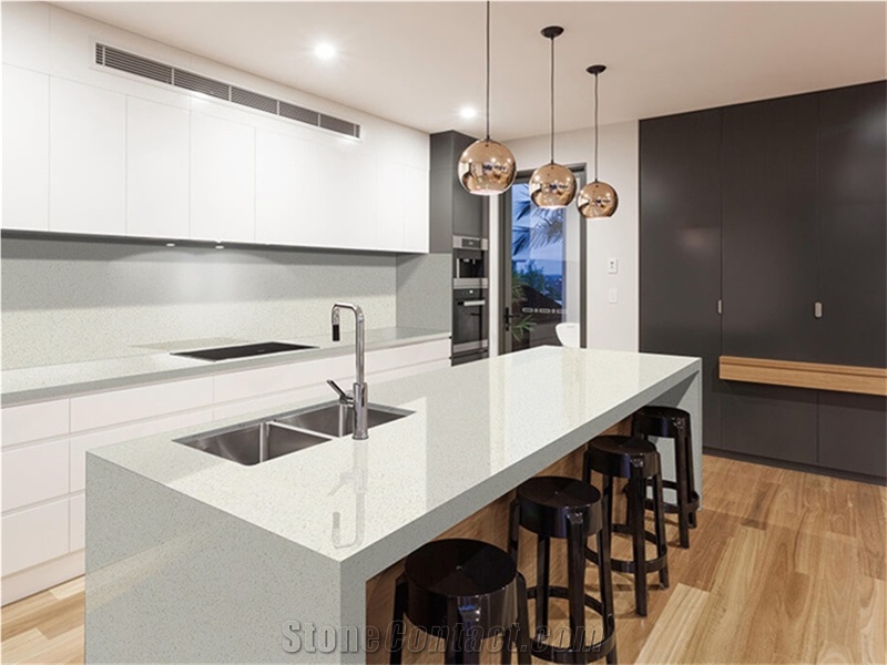 Particle Series Elegant White Quartz GS2045