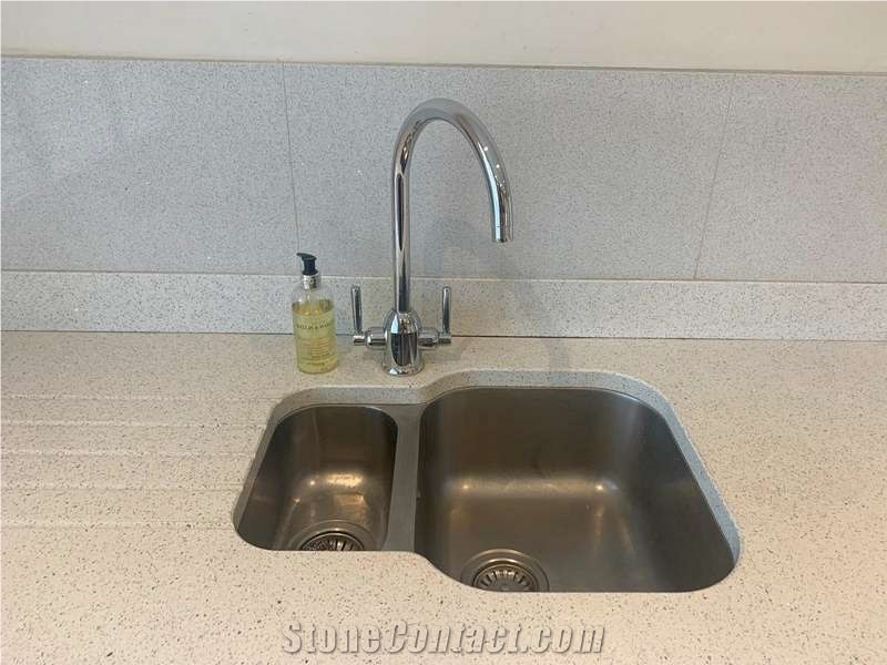 Particle Series Elegant White Quartz GS2045