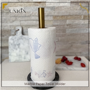 UNION DECO Marble Paper Towel Holder Stand For Home UNION DECO Marble Paper Towel Holder Stand For Home