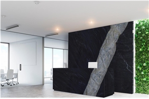 Oaster Black Quartzite Slabs