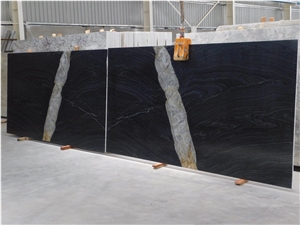Oaster Black Quartzite Slabs