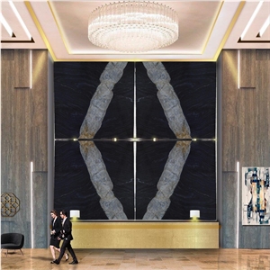 Oaster Black Quartzite Slabs