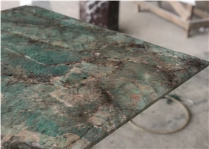 Luxury Amazon Green Quartzite Slabs Emerald Green