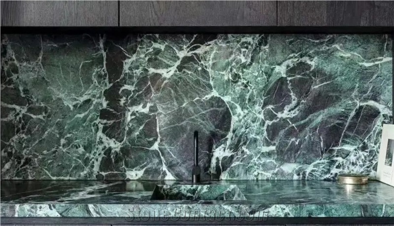Verde Prada Green Marble Slabs Italian Green Marble Tiles
