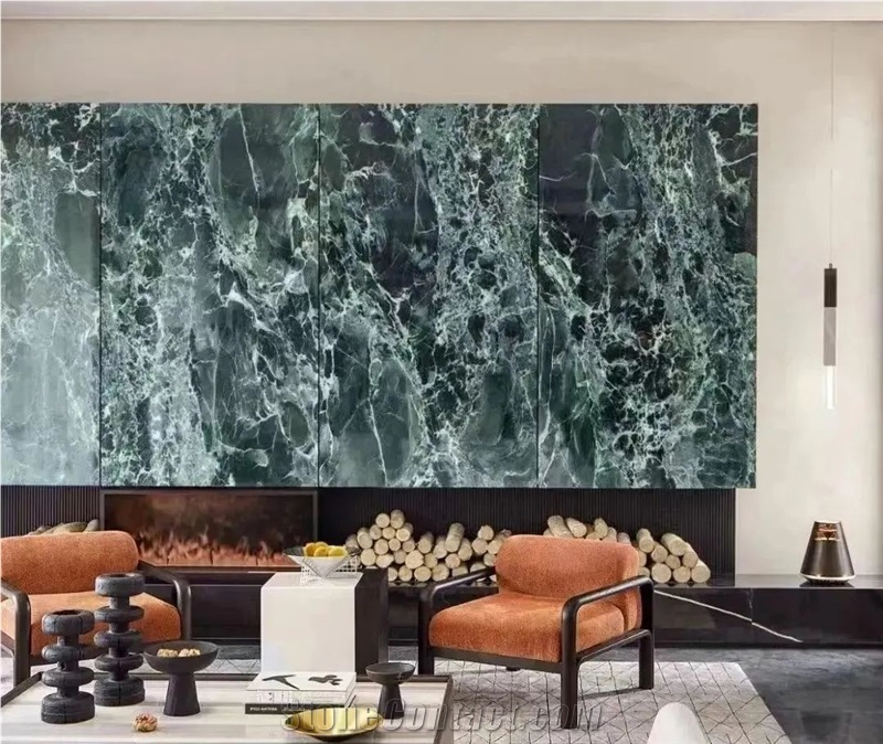Verde Prada Green Marble Slabs Italian Green Marble Tiles