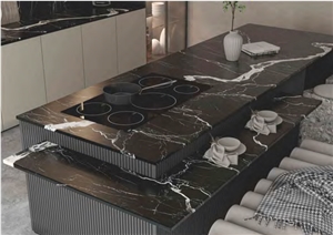 ARARAT LIGHTING BLACK, Artificial Stone Slab, Sintered Stone