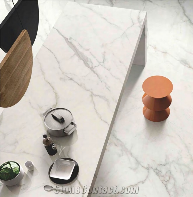 CARRARA GOLD, Artificial Stone Slab, Sintered Stone