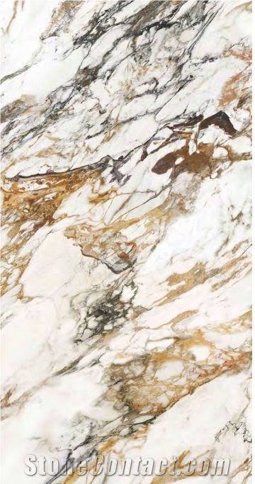 HERMES GOLD RIMMED WHITE, Artificial Stone , Sintered Stone