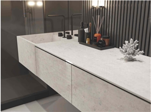 Light Grey, Artificial  Sintered Stone, Bathromm Tops