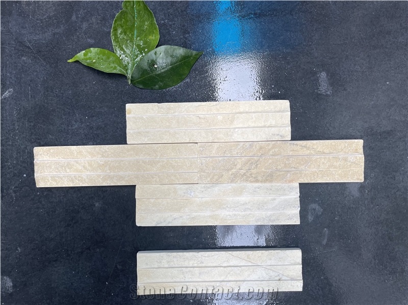 Yellow Line Chiselled Stone Veneer