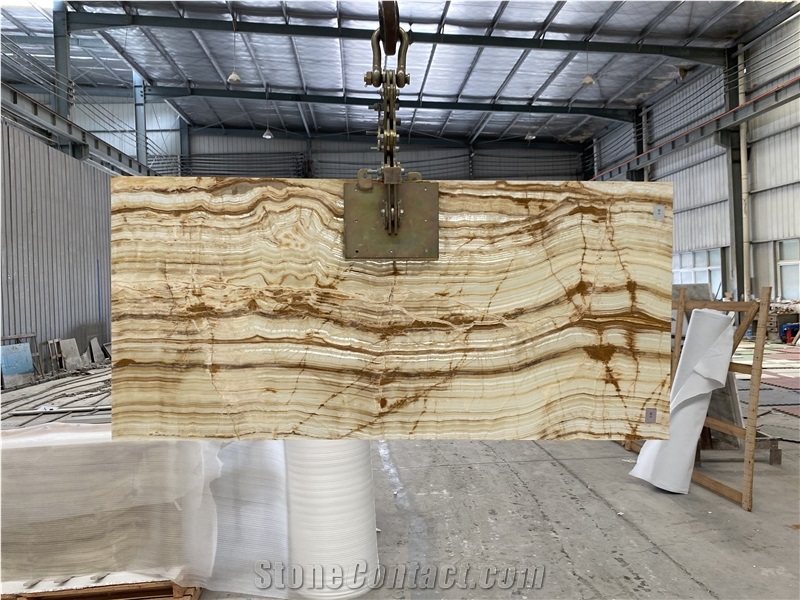Black Sea Onyx Translucent Glass Panels