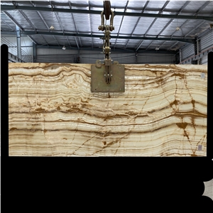 Black Sea Onyx Translucent Glass Panels