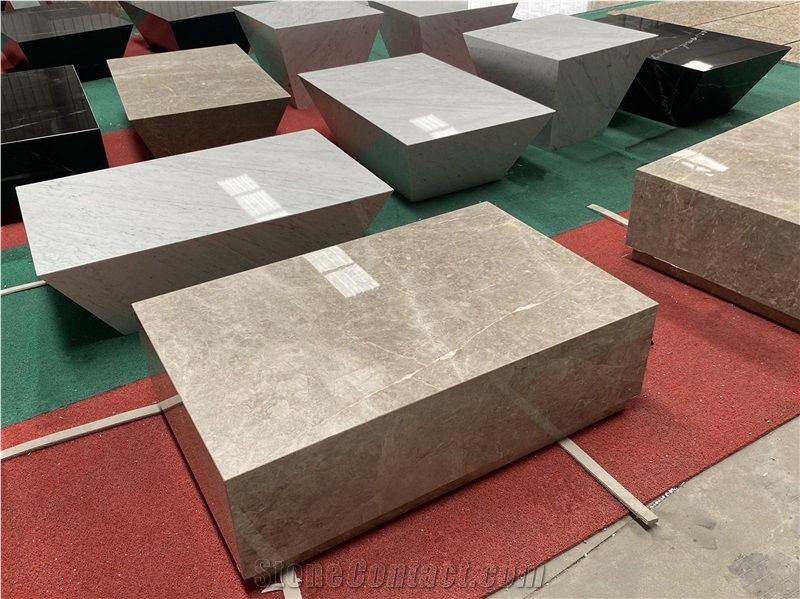 Cloud Dora Grey Artificial Mable Use For Table Top