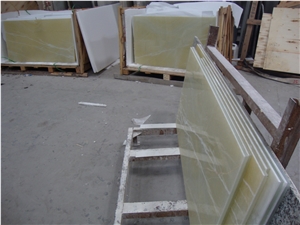 Coloprhony Onyx Backed Translucent Glass For Ceiling