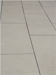 Fiberglass Backed Aran White Marble Composite Stone For Indoor Wall