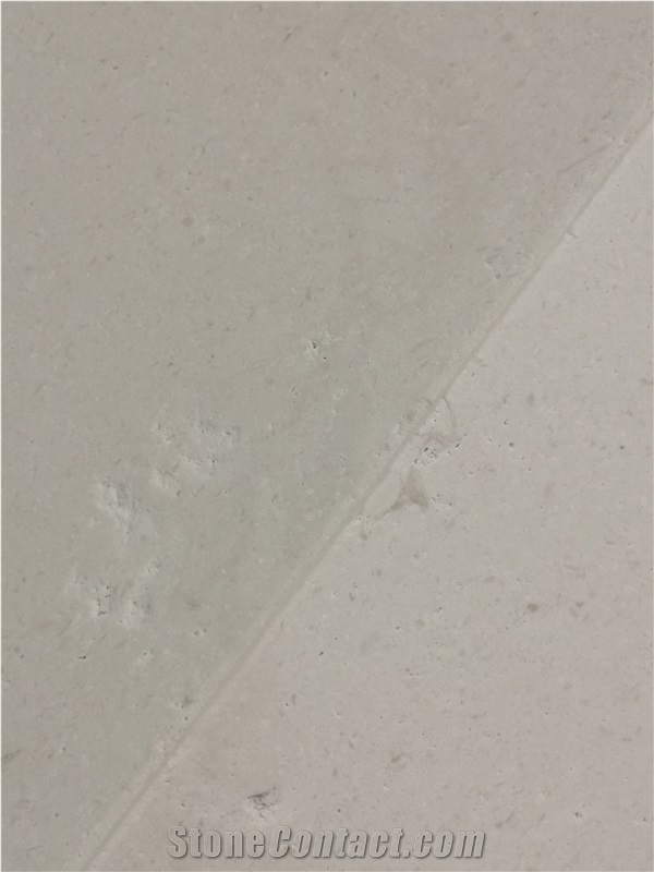 Fiberglass Backed Aran White Marble Composite Stone For Indoor Wall