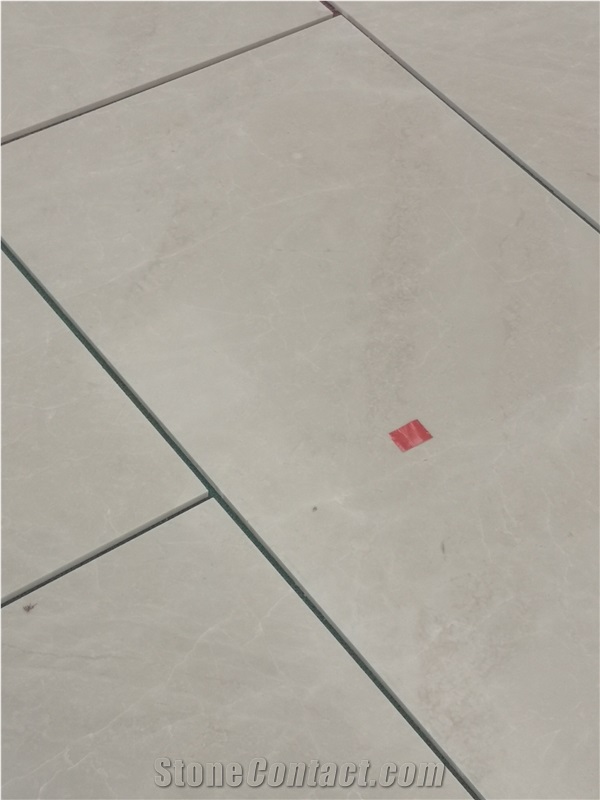 Fiberglass Backed Aran White Marble Composite Stone For Indoor Wall