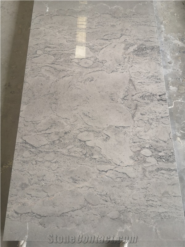Grey Lightweight Marble Backlit Composite Stone For Indoor Floor