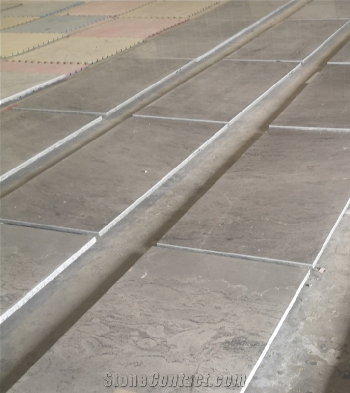 Grey Lightweight Marble Backlit Composite Stone For Indoor Floor