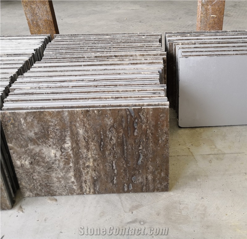 Silver Travertine Laminated ACM Panels