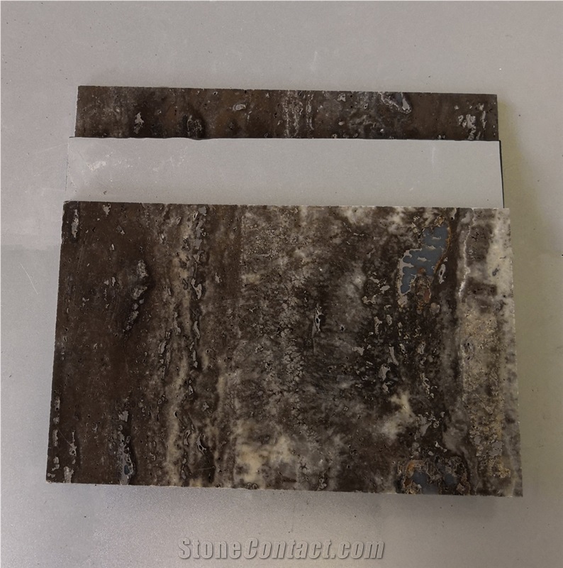 Silver Travertine Laminated ACM Panels