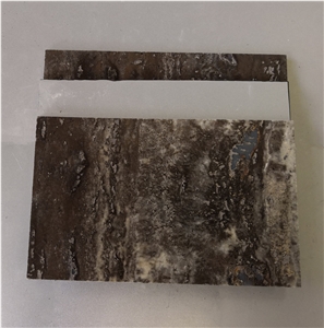 Silver Travertine Laminated ACM Panels